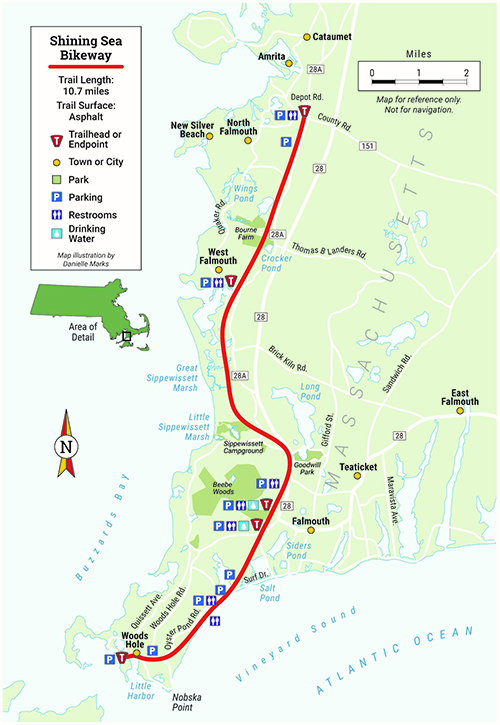 falmouth-massachusetts-shining-sea-bikeway-bike
